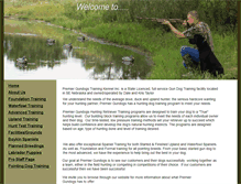 Tablet Screenshot of premiergundogs.com